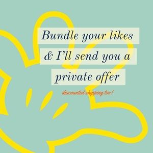 Bundle your likes for my lowest private offer!